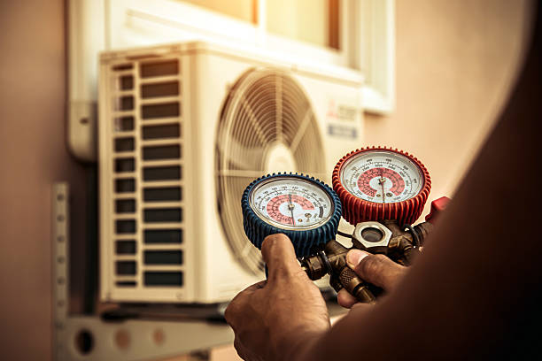 Professional Ductwork Repair technician working in Broadalbin, NY